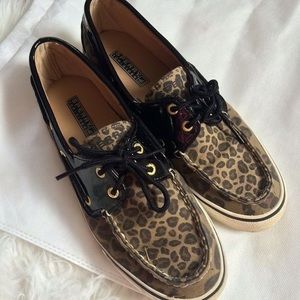 Leopard Print Sperry Topsiders